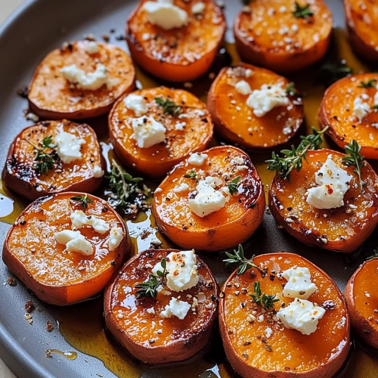 Delicious Honey Feta Sweet Potato Rounds Recipe for Any Meal