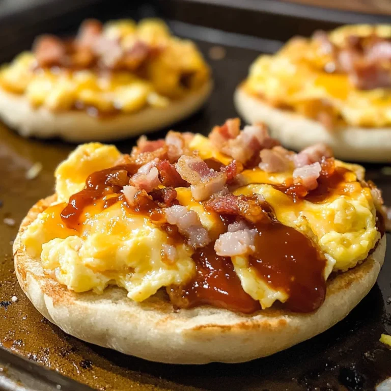 English Muffin Breakfast Pizzas
