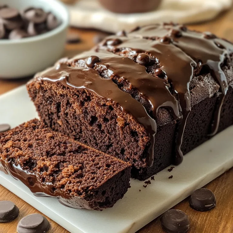 Hot Fudge Brownie Bread