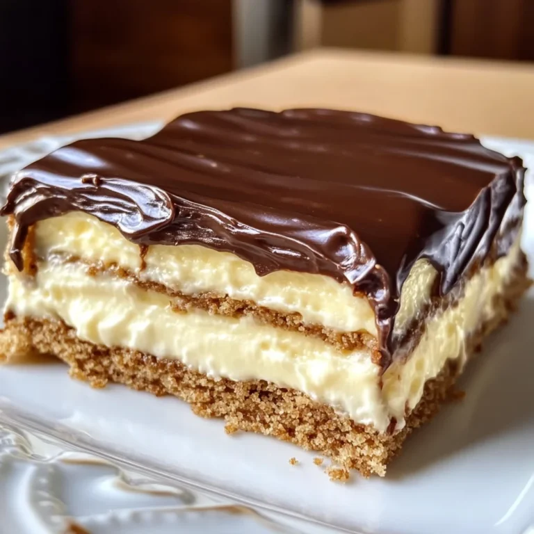 No-Bake Eclair Cake