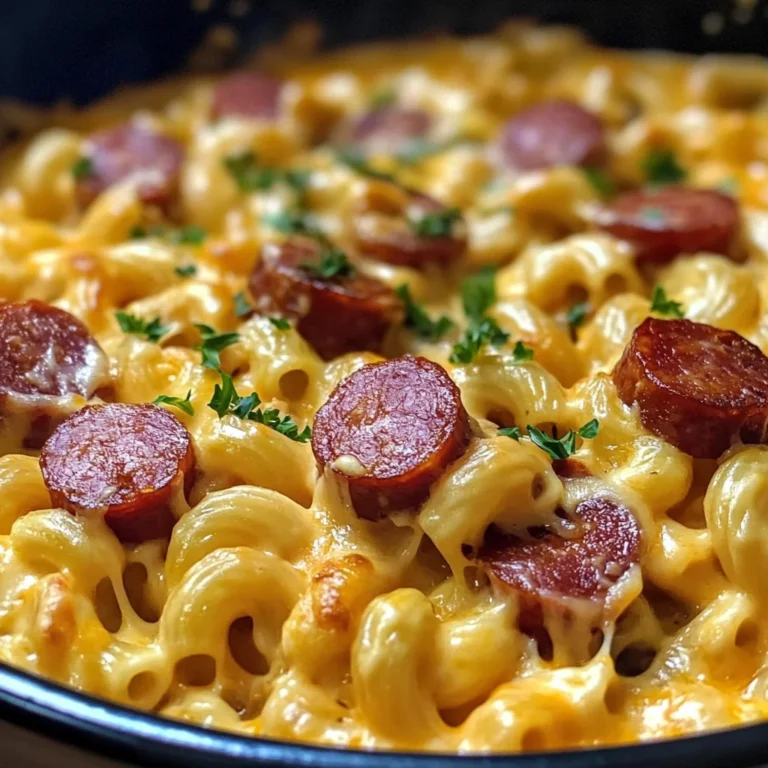 One-Pot Kielbasa Mac and Cheese