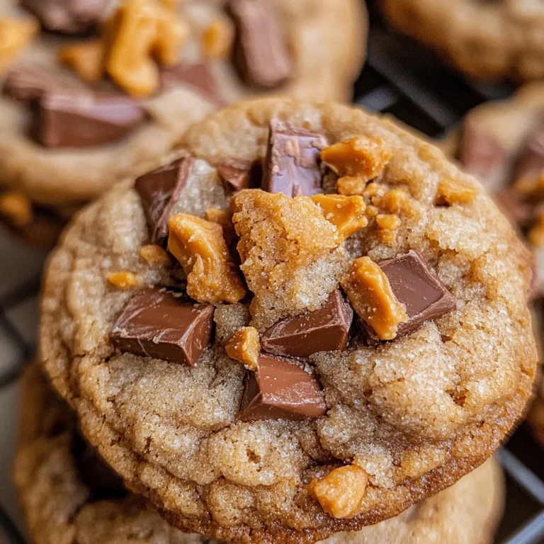 Peanut Butter Butterfinger Cookies