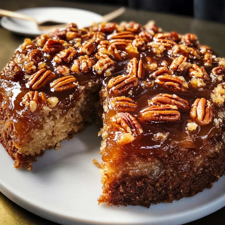 Pecan Upside Down Cake
