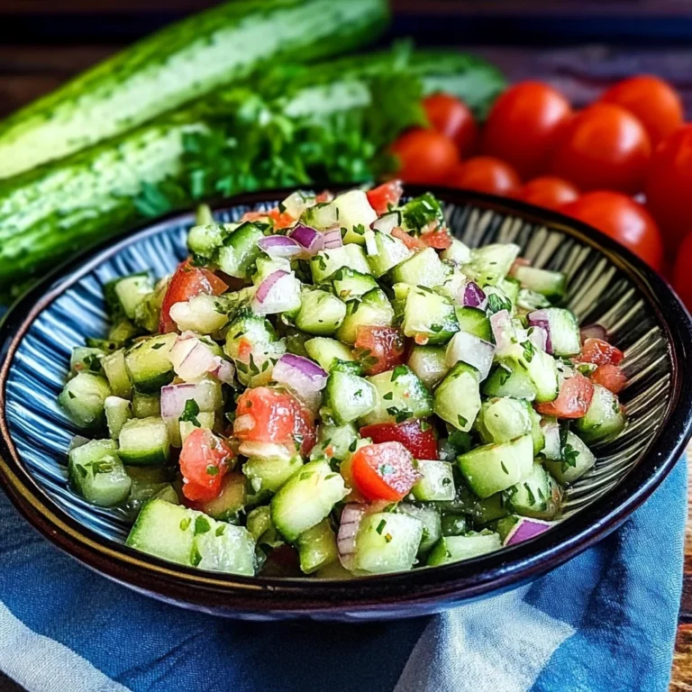 crisp cucumber salsa