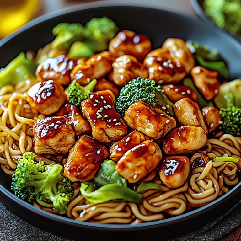 Chicken Teriyaki Noodles