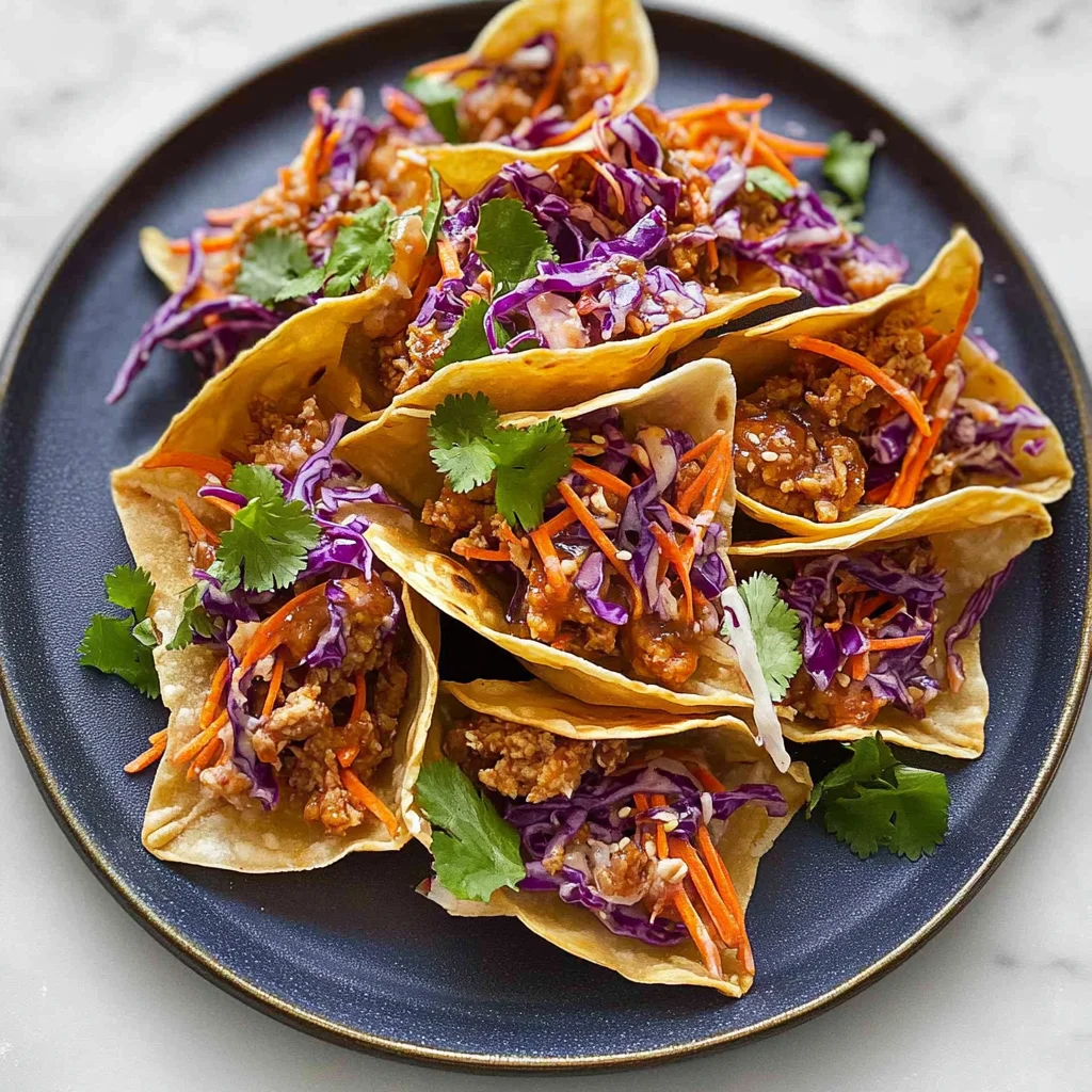Chicken Wonton Tacos