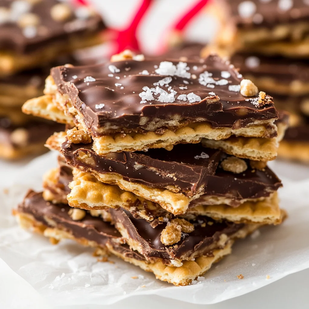 Christmas Crack - Saltine Cracker Toffee