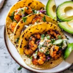 Cilantro Lime Shrimp Tacos with Creamy Slaw
