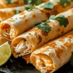 Cream Cheese Chicken Taquitos