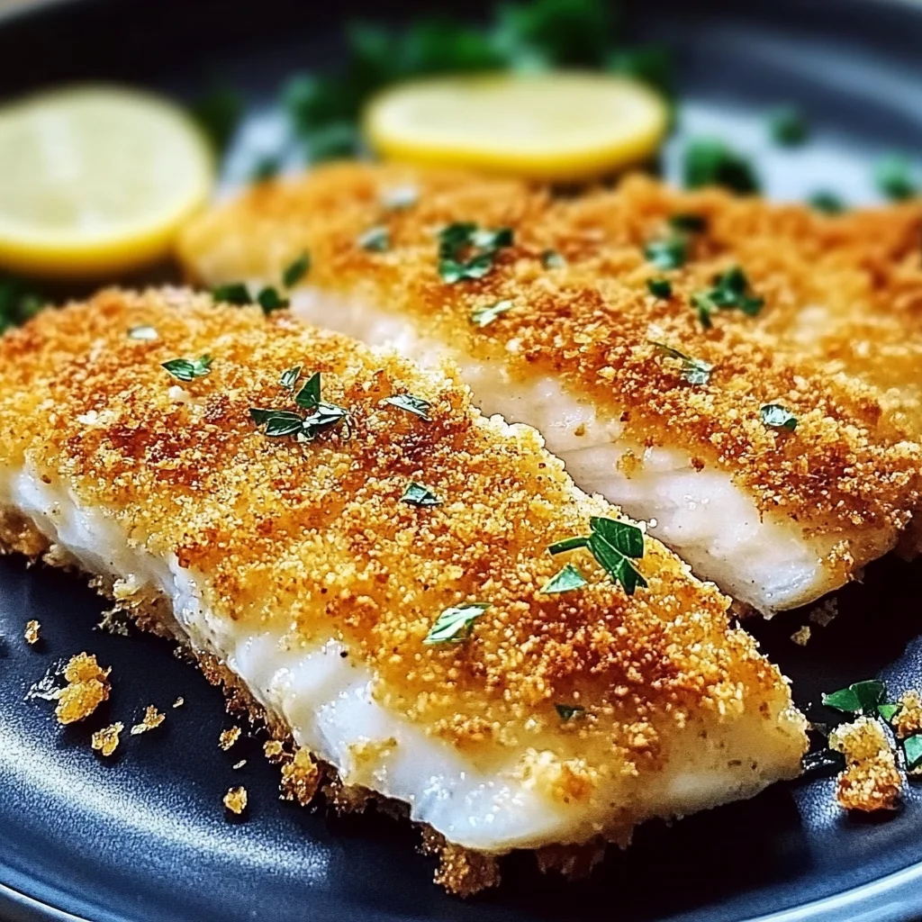 Crispy Parmesan Crusted Fish