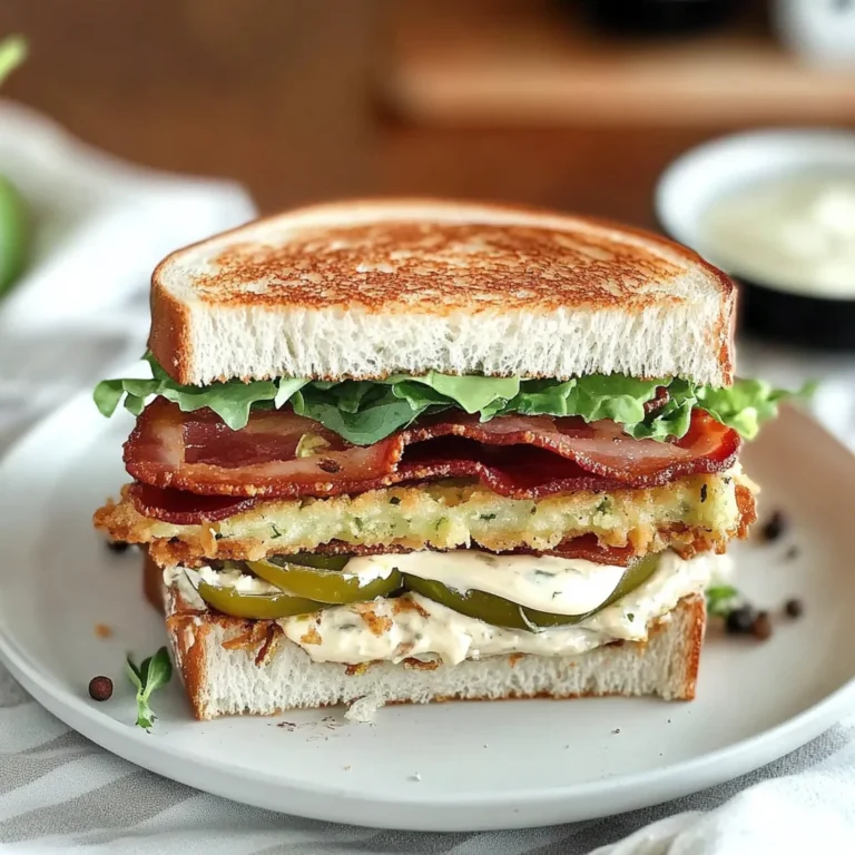 Crunchy Fried Green Tomato BLT Sandwich - Alrightwithme