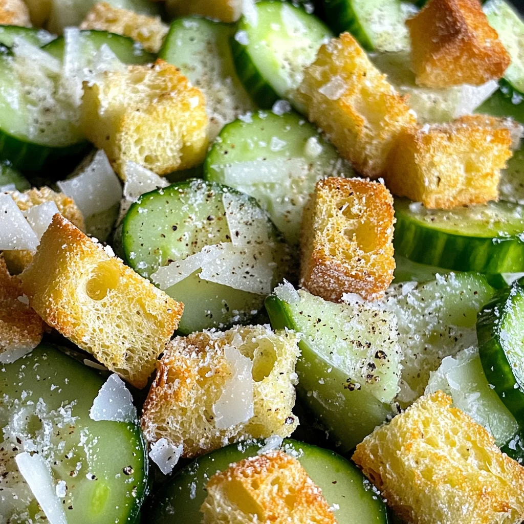 Cucumber Caesar Salad: A Refreshing Twist on a Classic