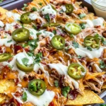 Easy Sheet Pan BBQ Chicken Nachos