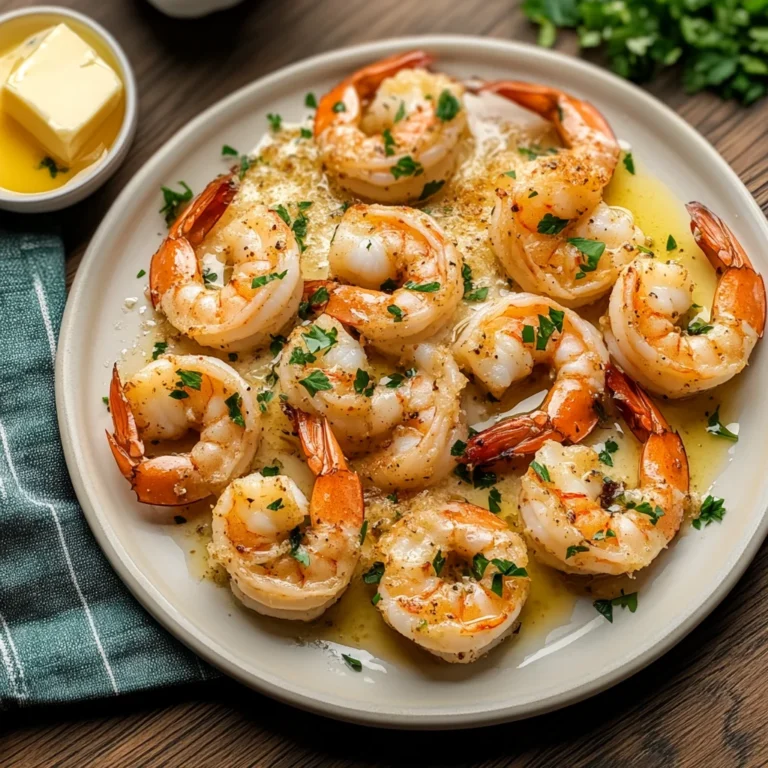 Garlic Parmesan Roasted Shrimp Recipe