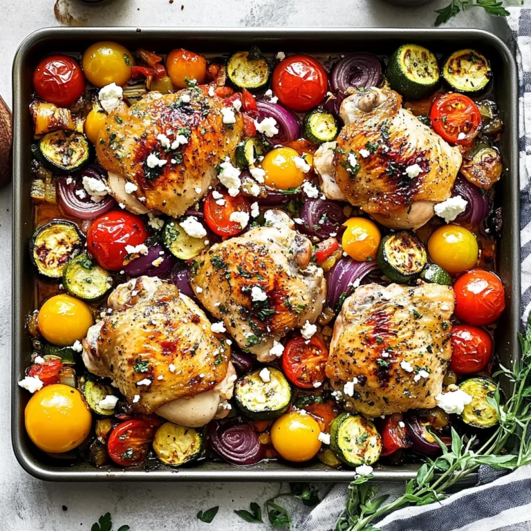 Greek Sheet Pan Chicken Dinner