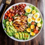 Grilled Chicken Cobb Salad with Honey Dijon {Paleo, Whole30 Option}