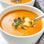 Hearty Apple and Carrot Ginger Soup in 30 Minutes Flat!