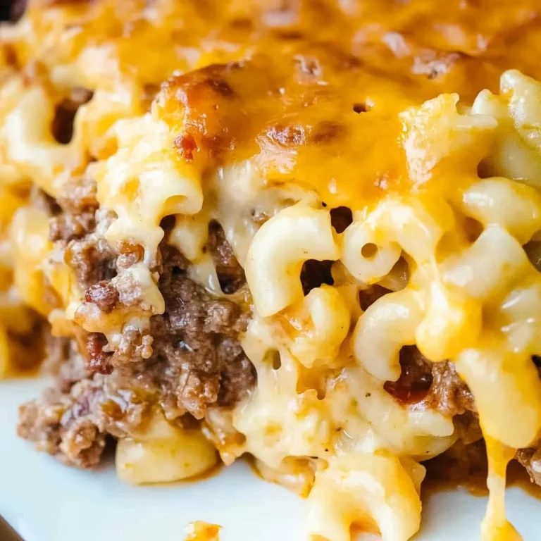Mac and Cheese Meatloaf Casserole