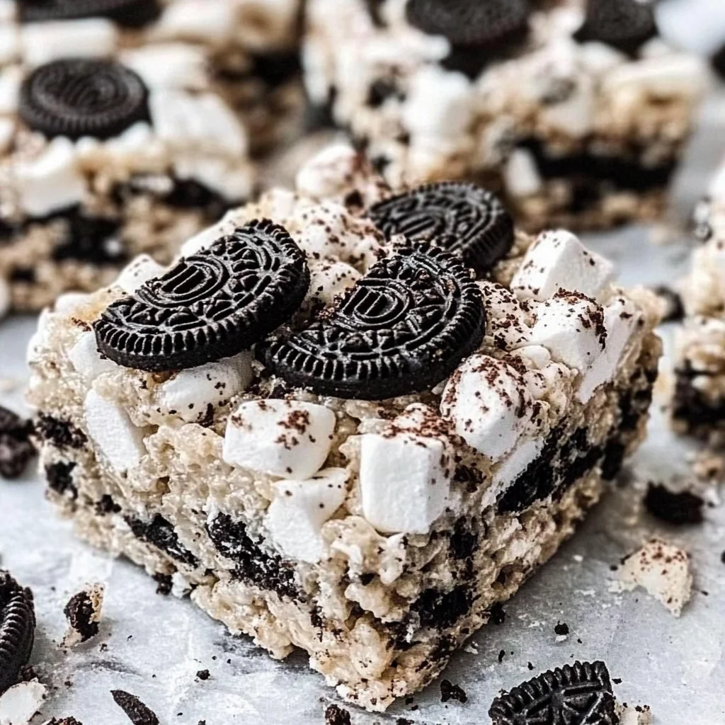 Oreo Rice Krispies Treats