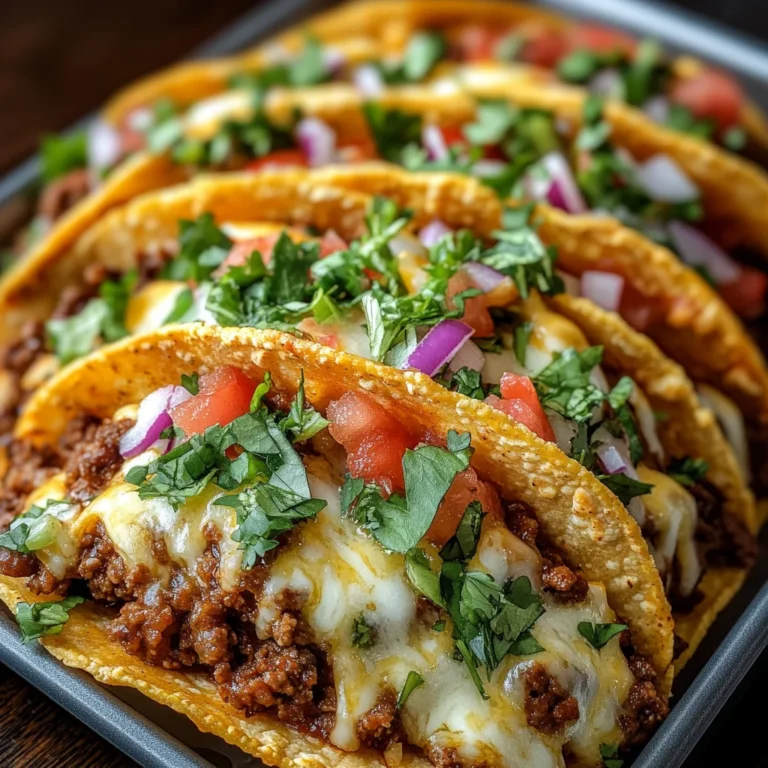 Oven-Baked Cheesy Tacos (Crispy & Loaded) You’ll Love!