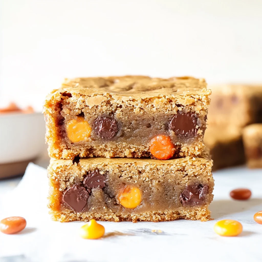 Peanut Butter Blondies