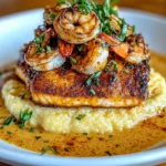 Red Snapper Shrimp Grits Cajun