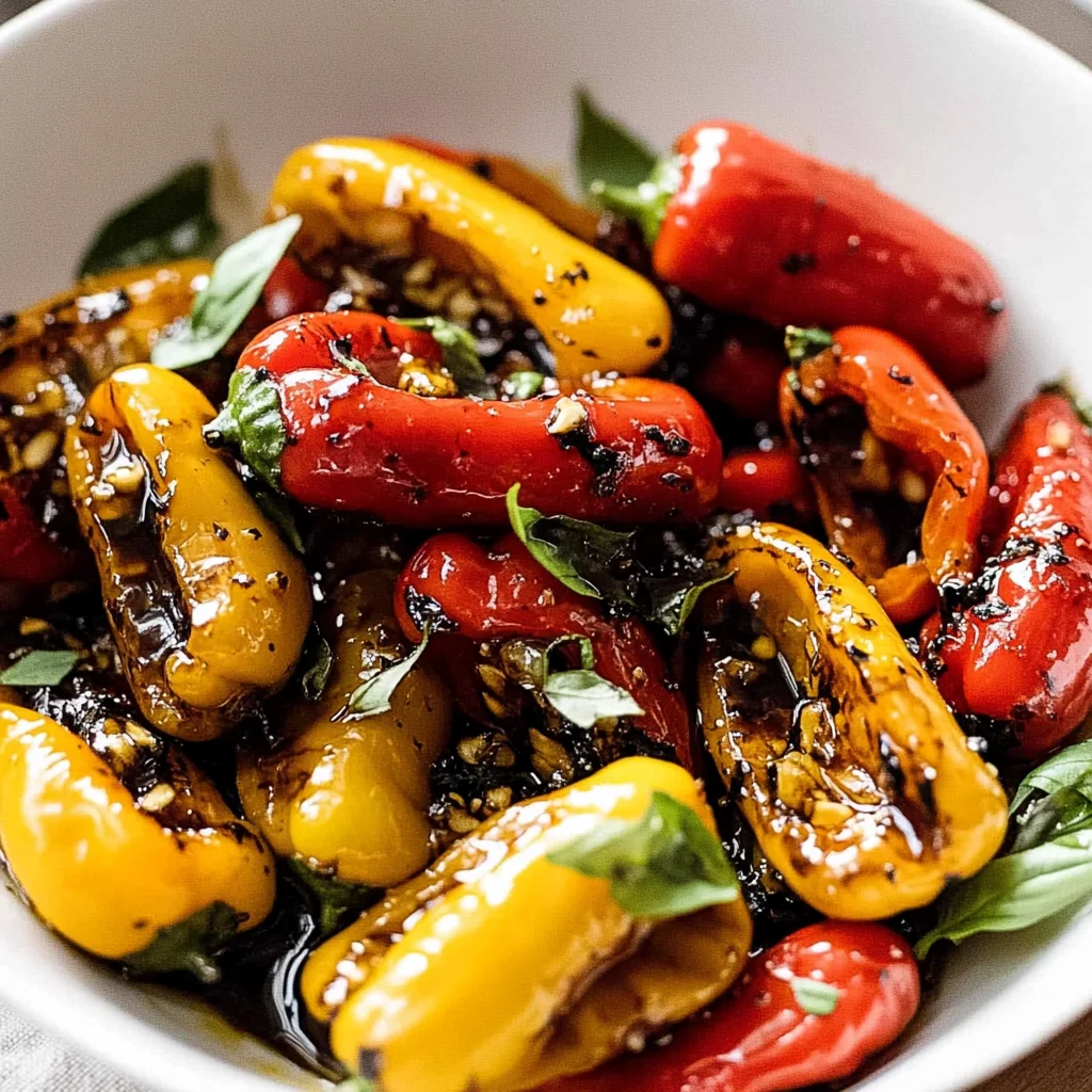Roasted Mini Peppers
