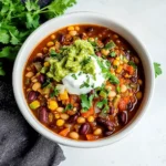 Simple Crockpot Vegetarian Chili Recipe