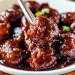 Slow Cooker Korean Meatballs