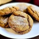 Soft Batch Apple Cider Gingersnap Cookies