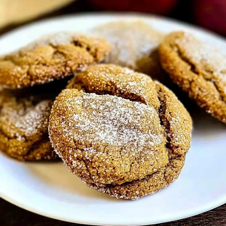 Soft Batch Apple Cider Gingersnap Cookies