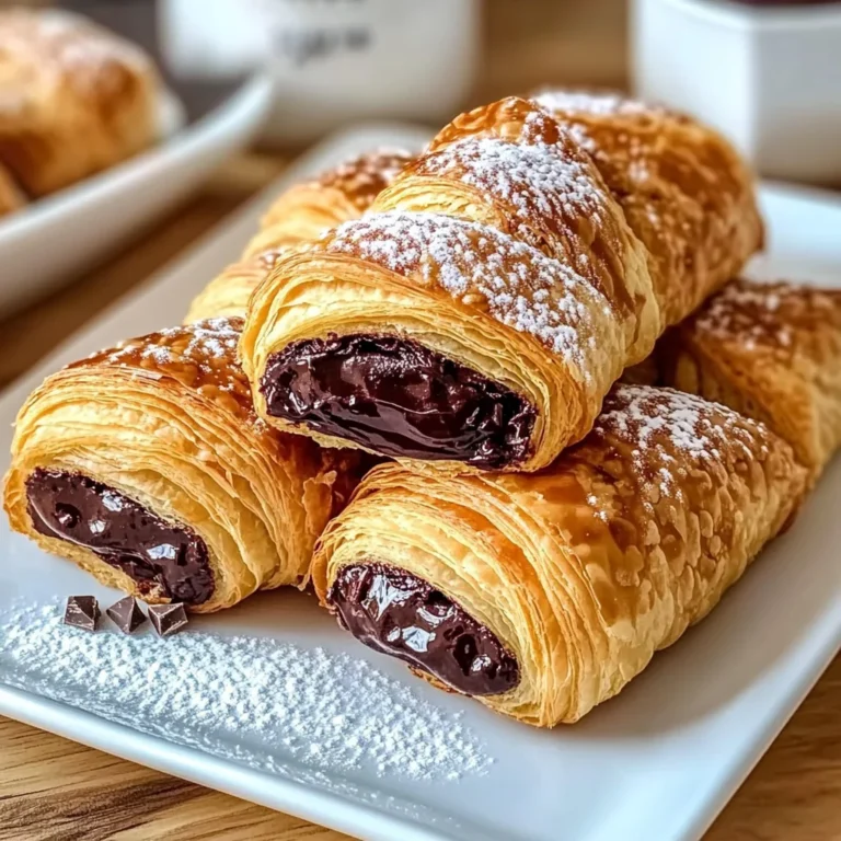 Homemade Chocolate Croissants