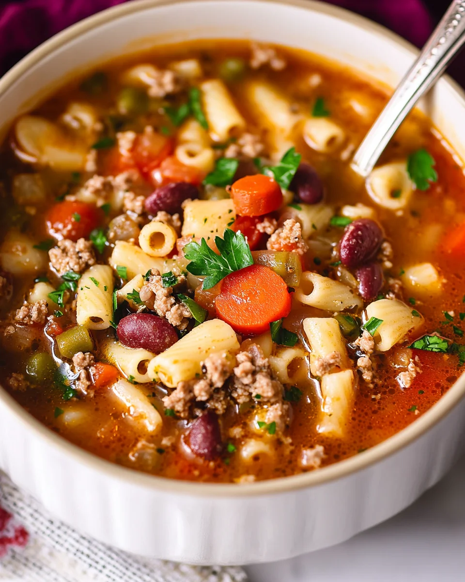 Olive Garden Pasta Fagioli Soup (Pasta Fazool)