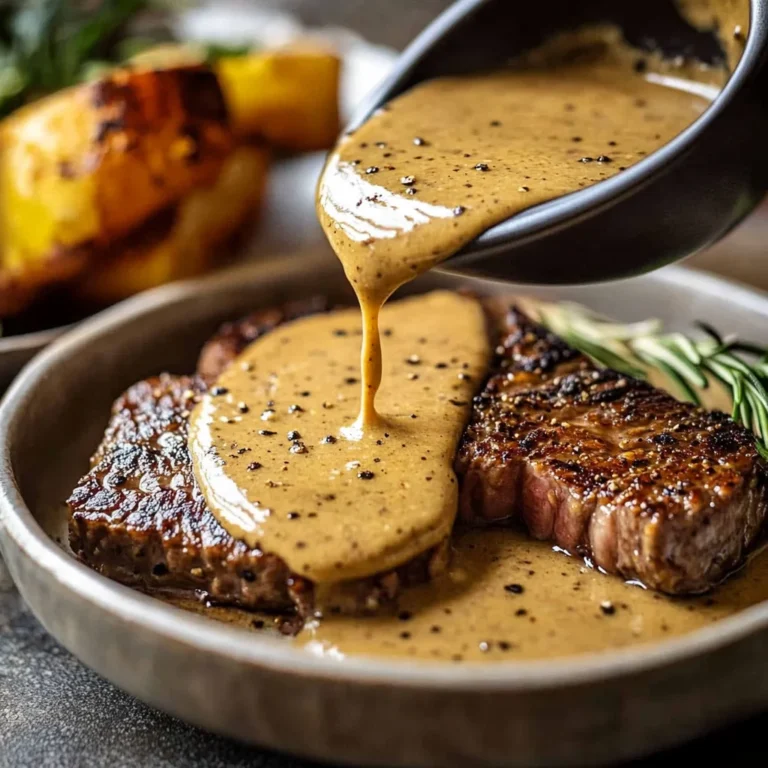 Peppercorn Sauce – Creamy, Savory & Perfect for Steak