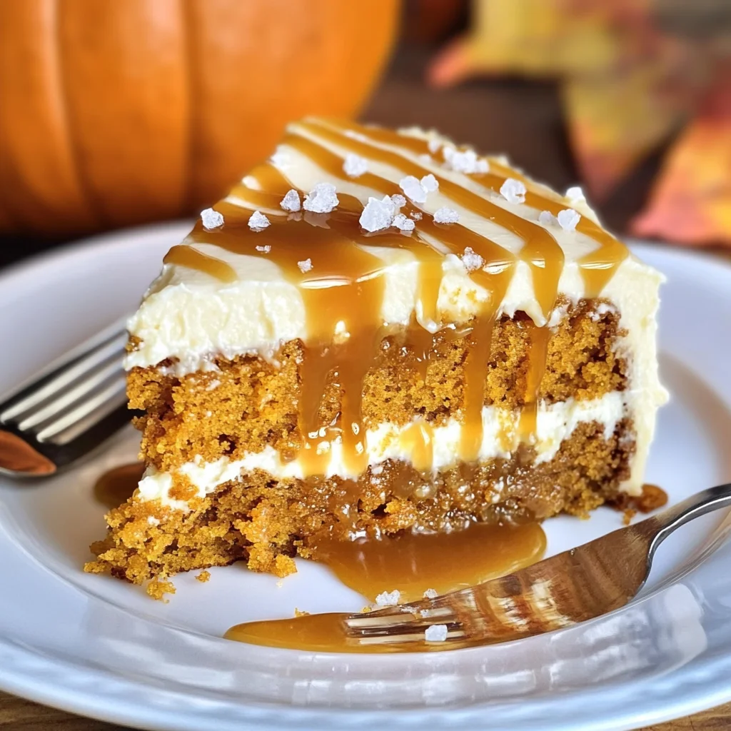 Salted Caramel Pumpkin Cake