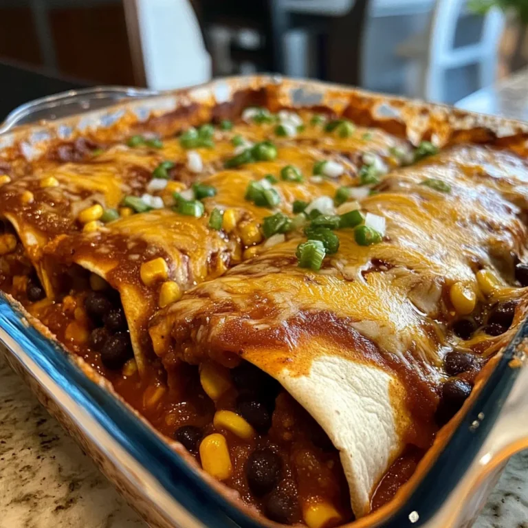 Vegetarian Black Bean Enchiladas: 1 Flavorful Tex-Mex Favorite